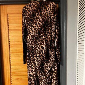 Leopard Print Wiggle Dress